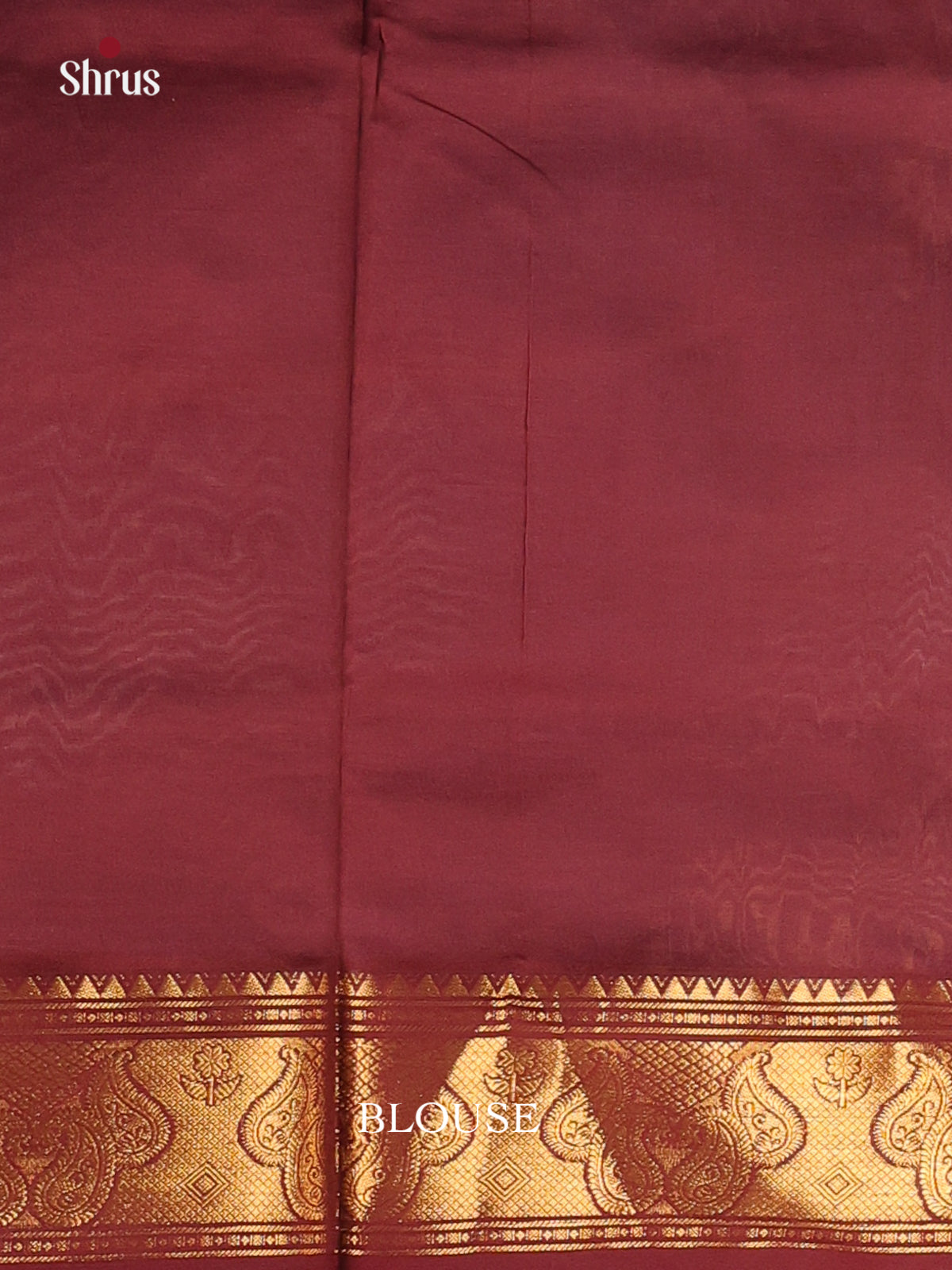 Blue & Brown - Silkcotton-halfpure Saree