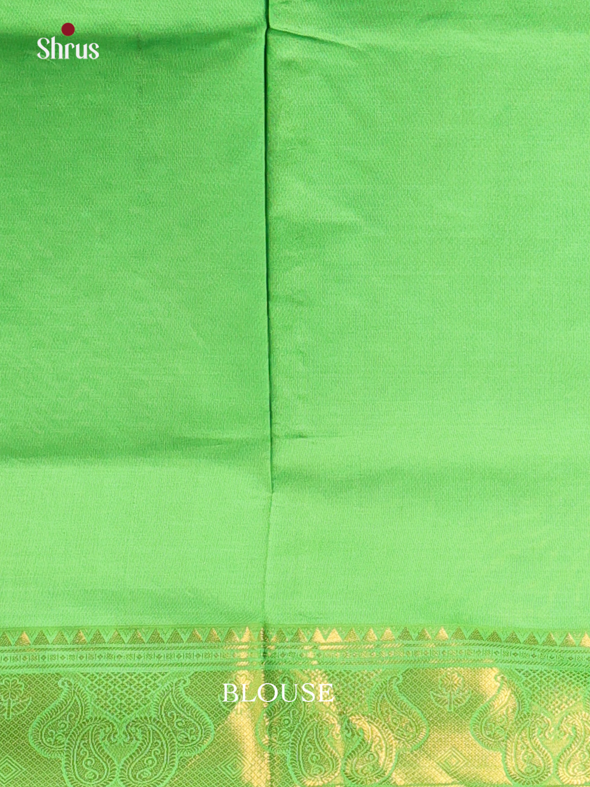 Blue & Green - Silkcotton-halfpure Saree - Shop on Shrus.com