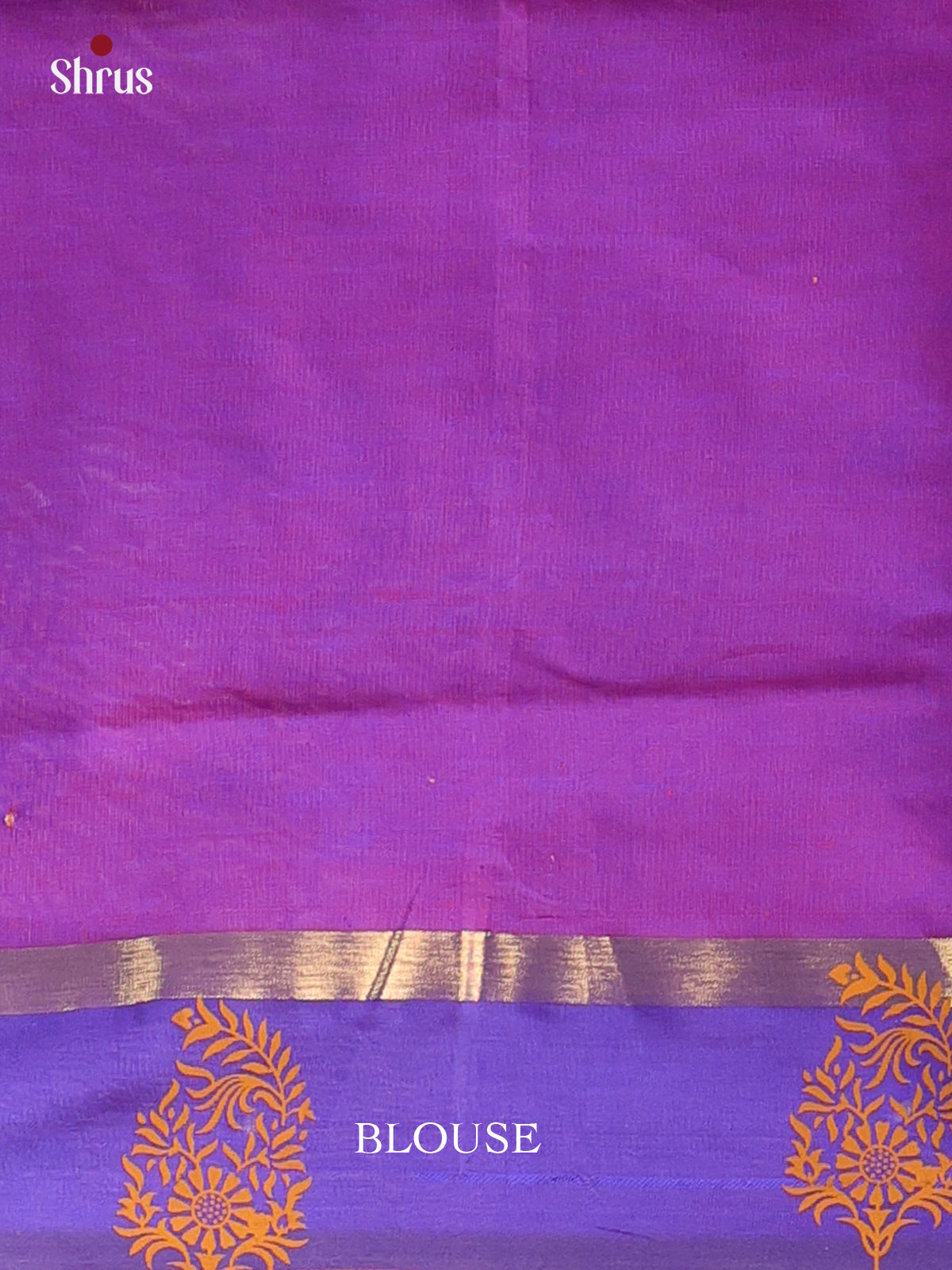 Pink & Violet- Silkcotton-halfpure Saree