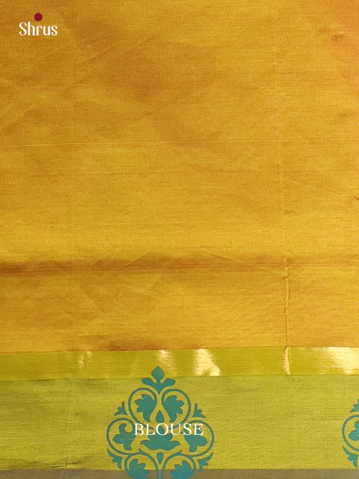 Pink & Green - Silkcotton-halfpure Saree - Shop on Shrus.com