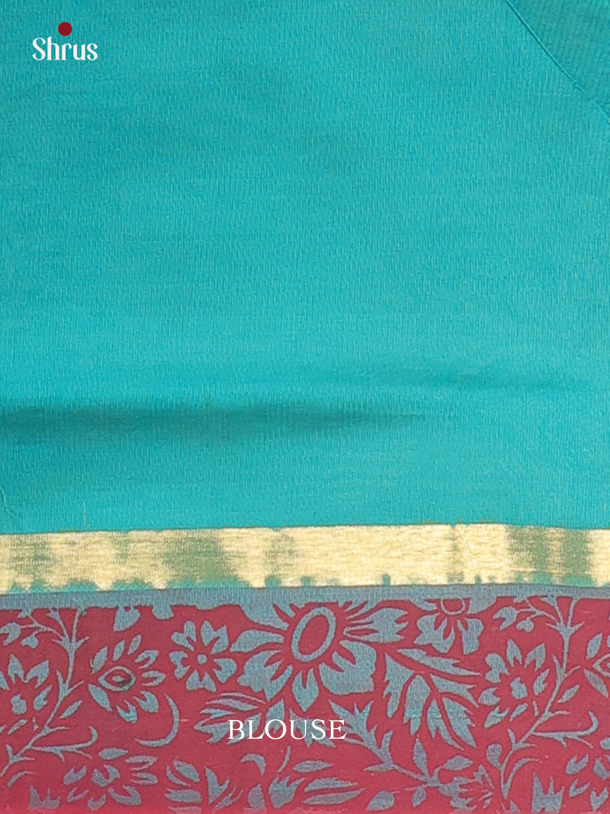 Mustard & Blue - Silkcotton-halfpure Saree