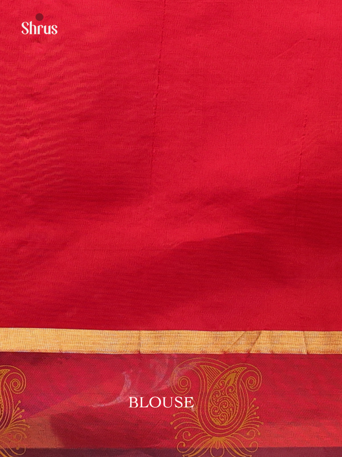 Purple & Red - Silkcotton-halfpure Saree