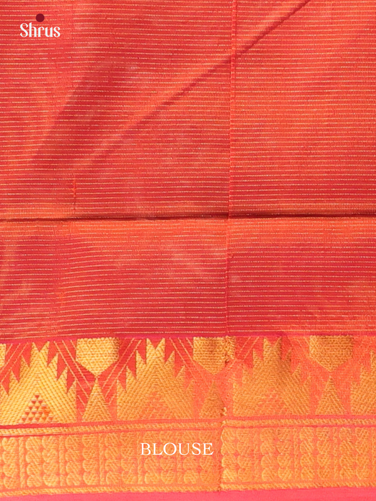 Violet & Red - Silkcotton-halfpure Saree