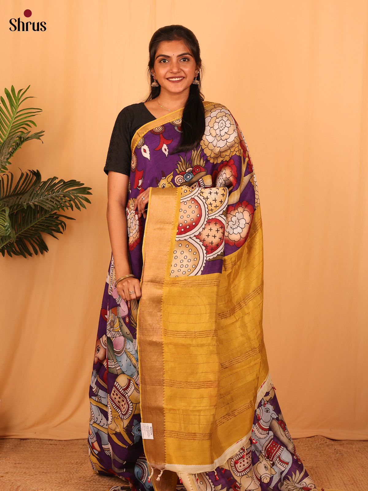 DAS04217 - Mangalagiri silkcotton Saree