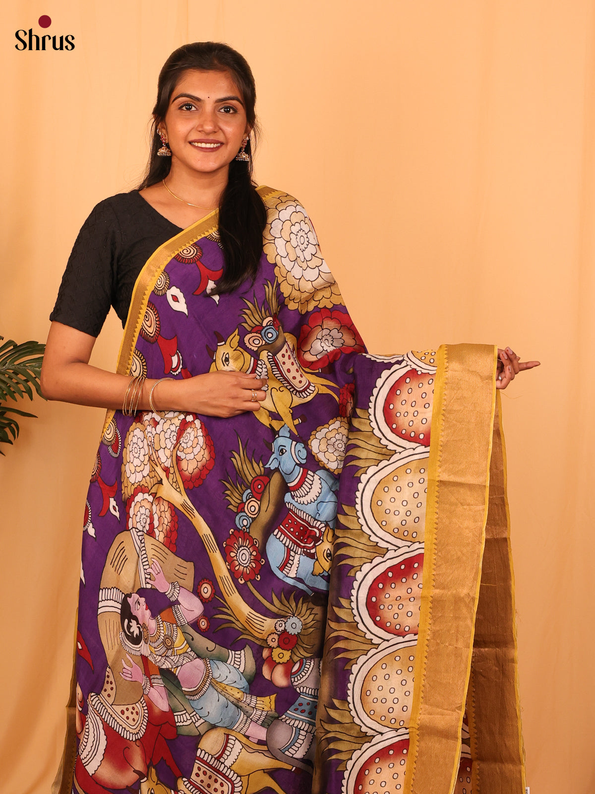 DAS04217 - Mangalagiri silkcotton Saree