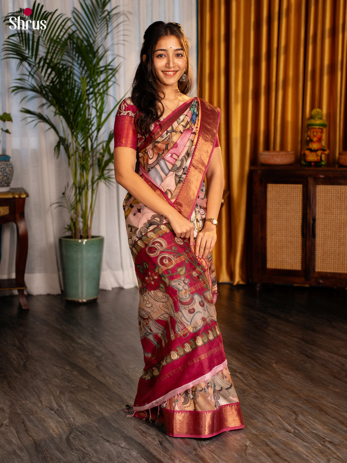 DAS04225 - Mangalagiri silkcotton Saree