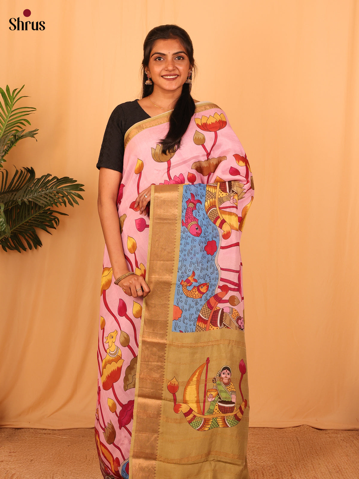 DAS04227 - Mangalagiri silkcotton Saree