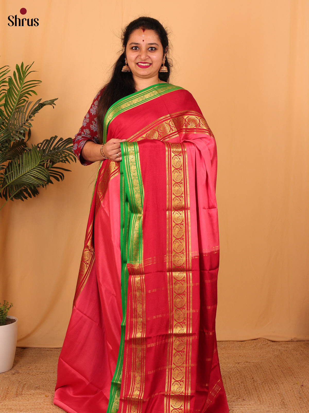 DAS04243 - Mysore Silk Saree