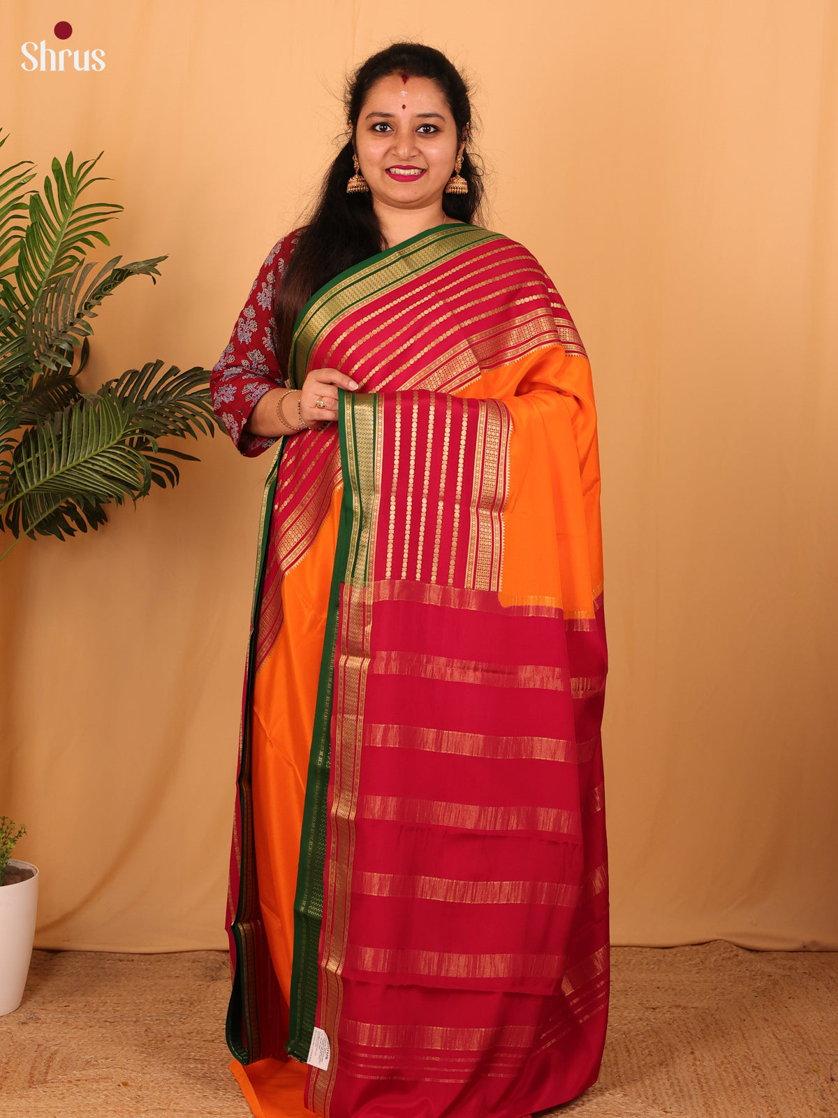 DAS04259 - Mysore Silk Saree