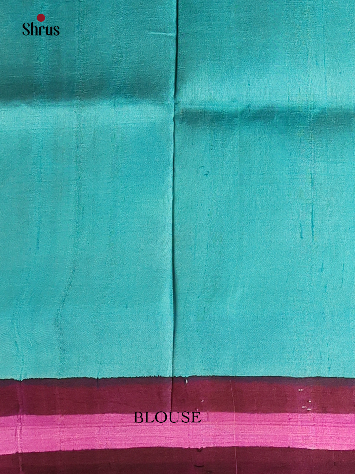 Blue & Orange - Murshidabad Silk Saree