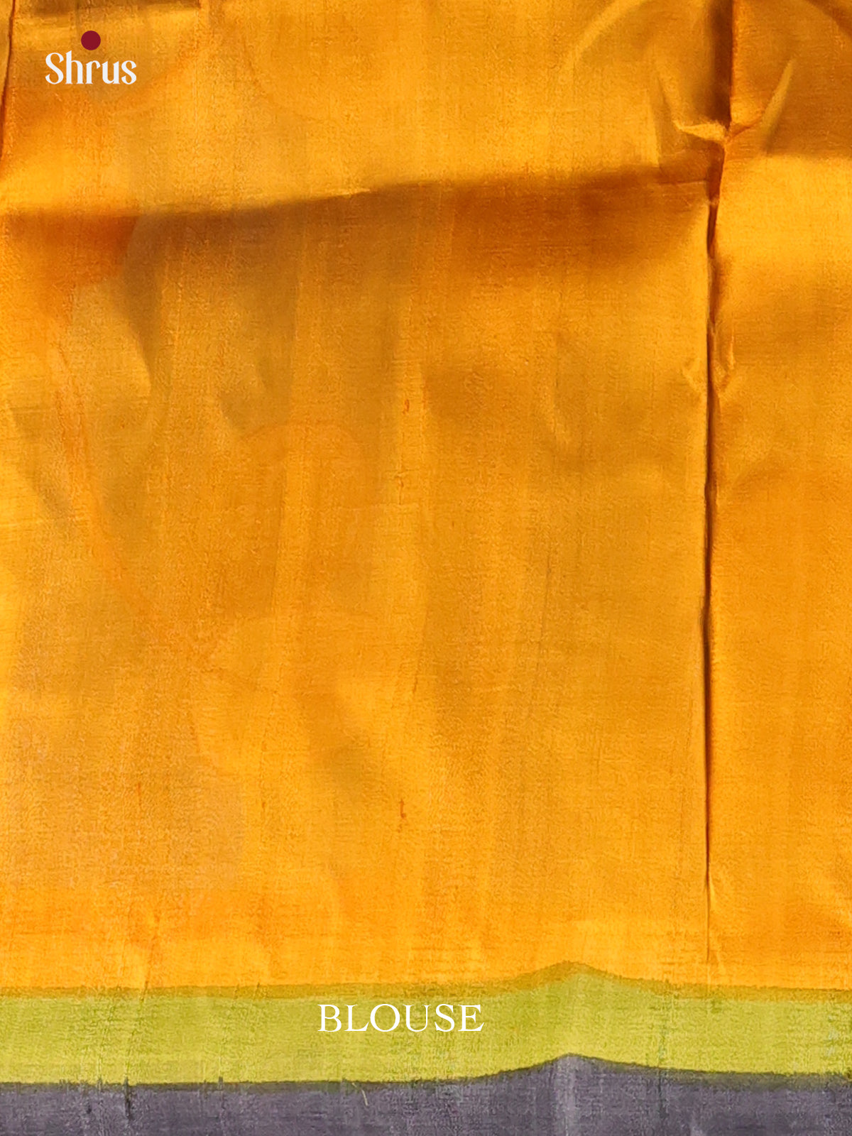 Mustard & Blue- Murshidabad Silk Saree