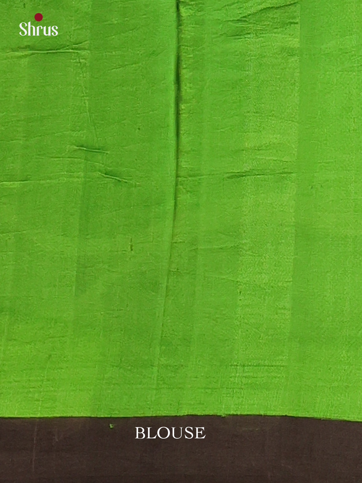 Parrot Green & Black - Murshidabad Silk Saree