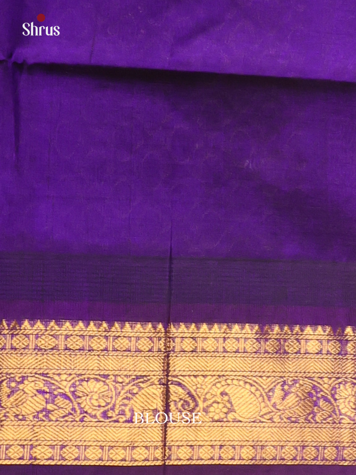 Mambazha Yellow & Violet - Silk Cotton Saree