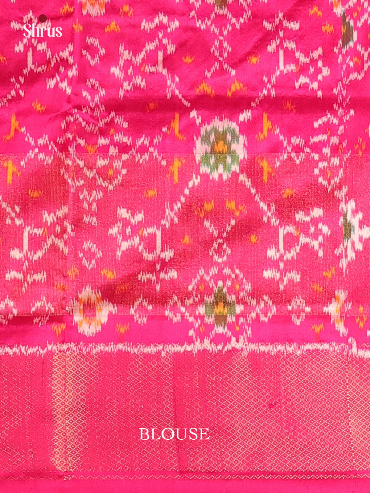 DAS06204 - Ikkat Silk Saree