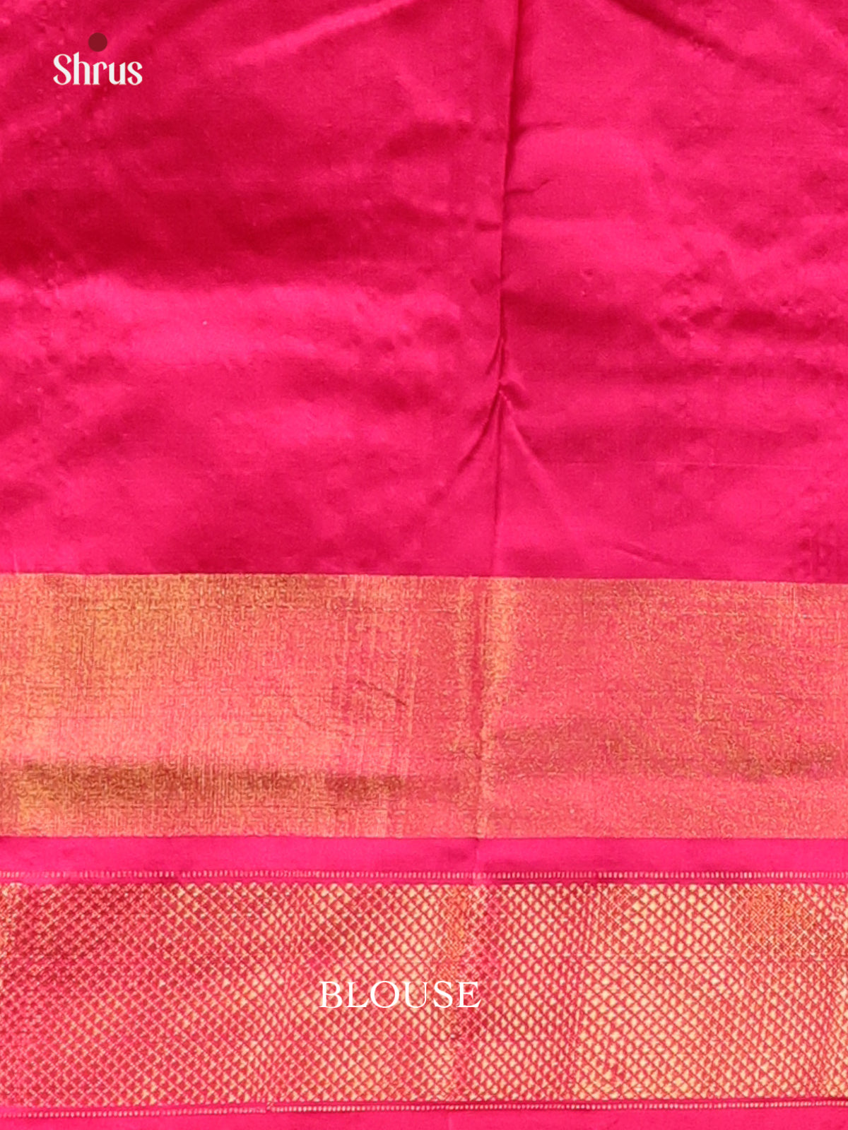 Blue & Maroon - Ikkat Silk Saree