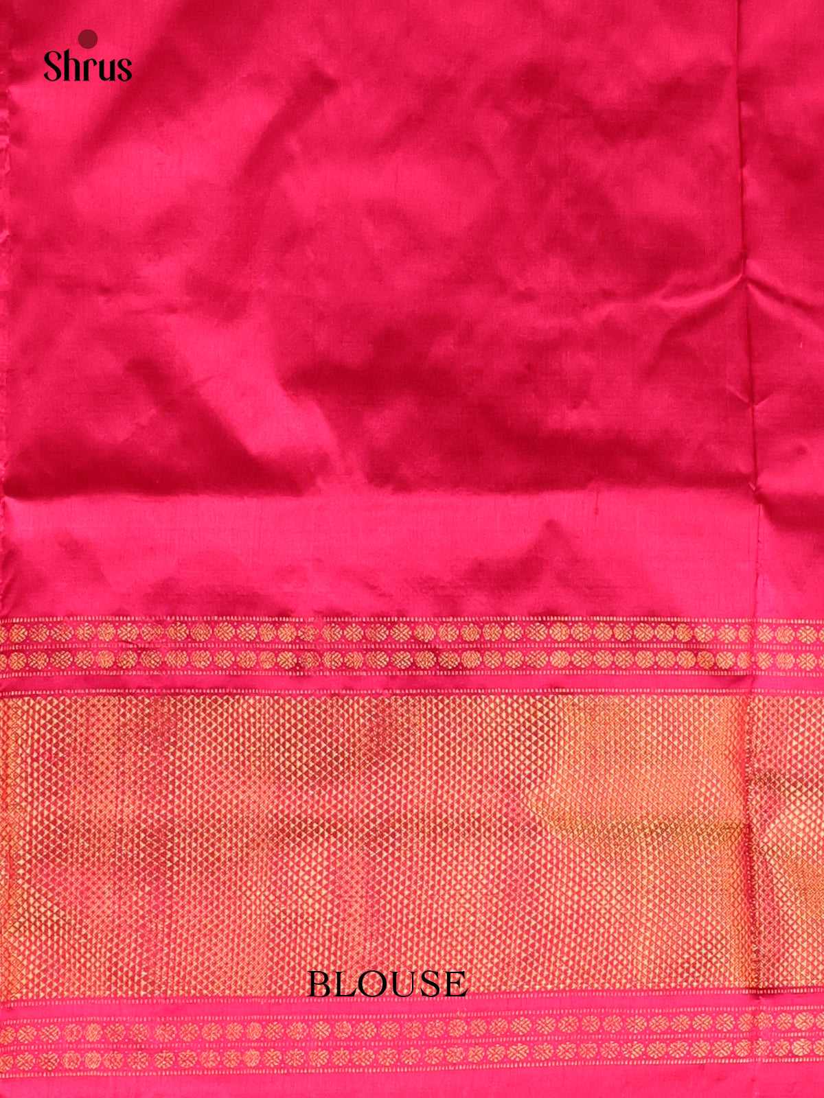 Green & Maroon - Ikkat Silk Saree