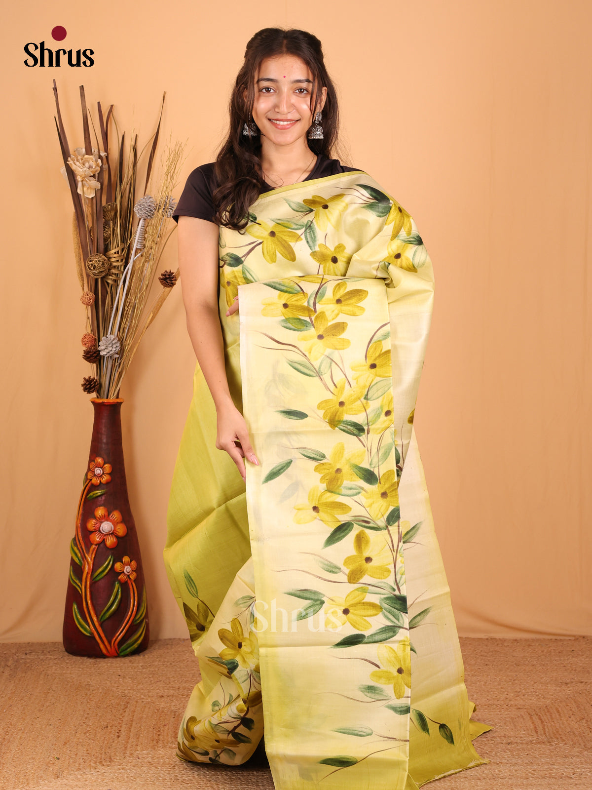 DAS06288 - Murshidabad Silk Saree - Shop on Shrus.com