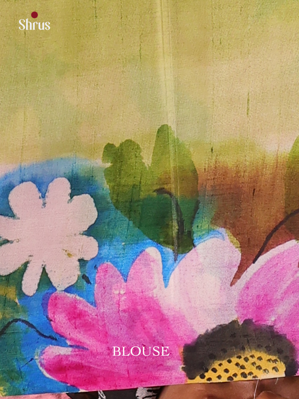 Green - Murshidabad Tussar Silk Saree-2