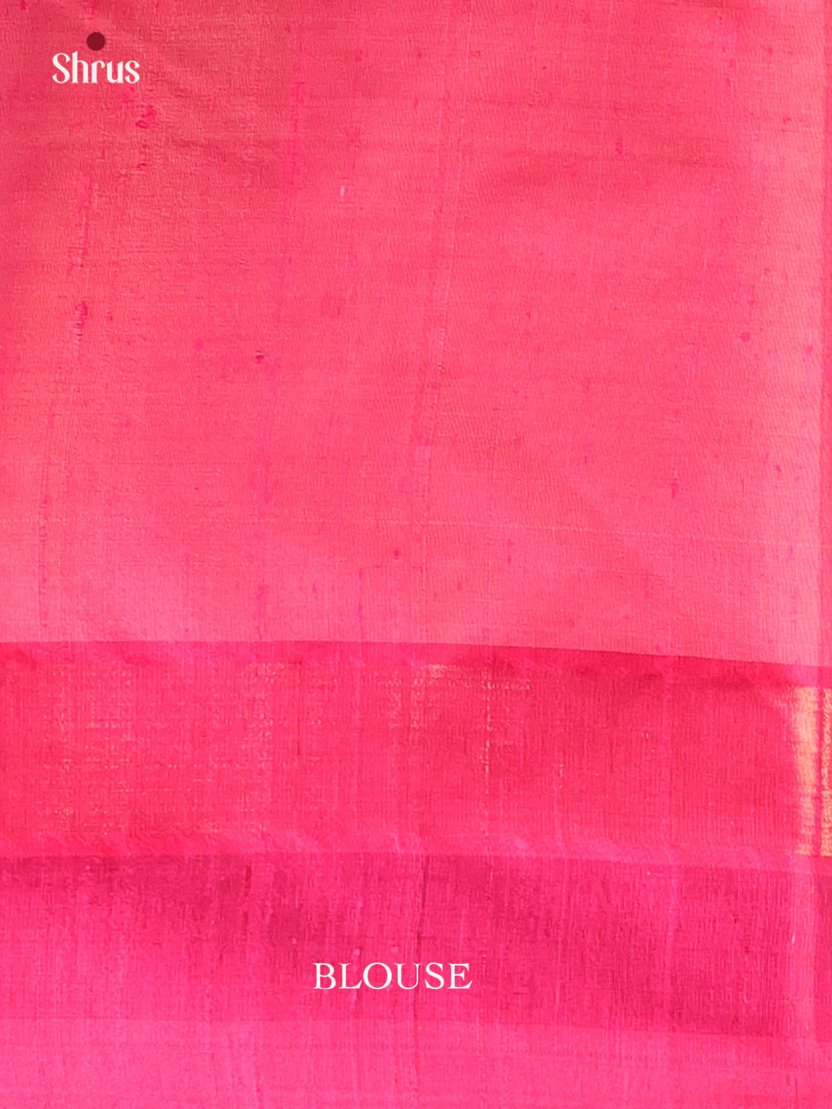 Yellow & Pink - Raw Silk Saree