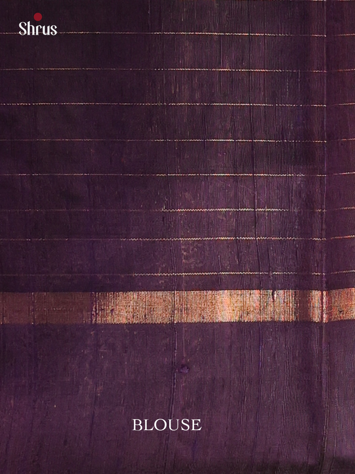 Red & Violet- Raw Silk Saree - Shop on Shrus.com