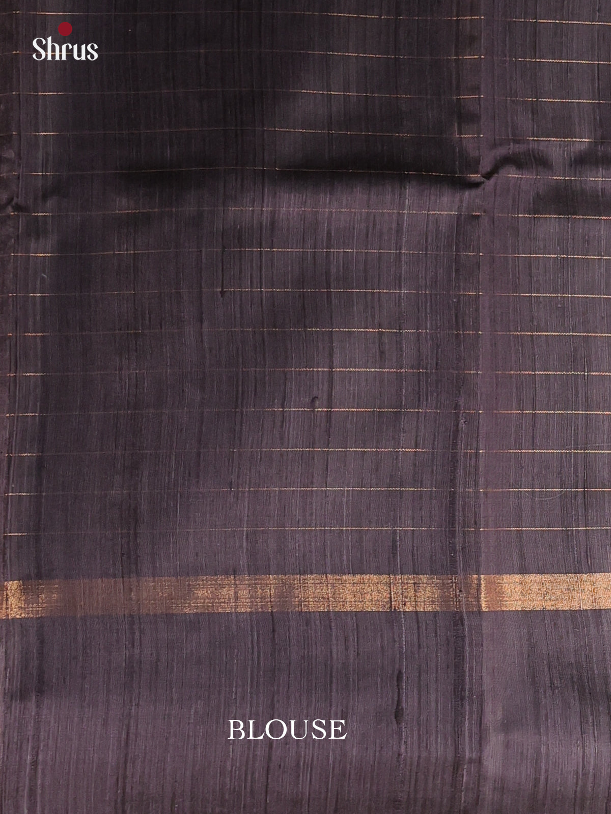 Mustard & Black - Raw Silk Saree