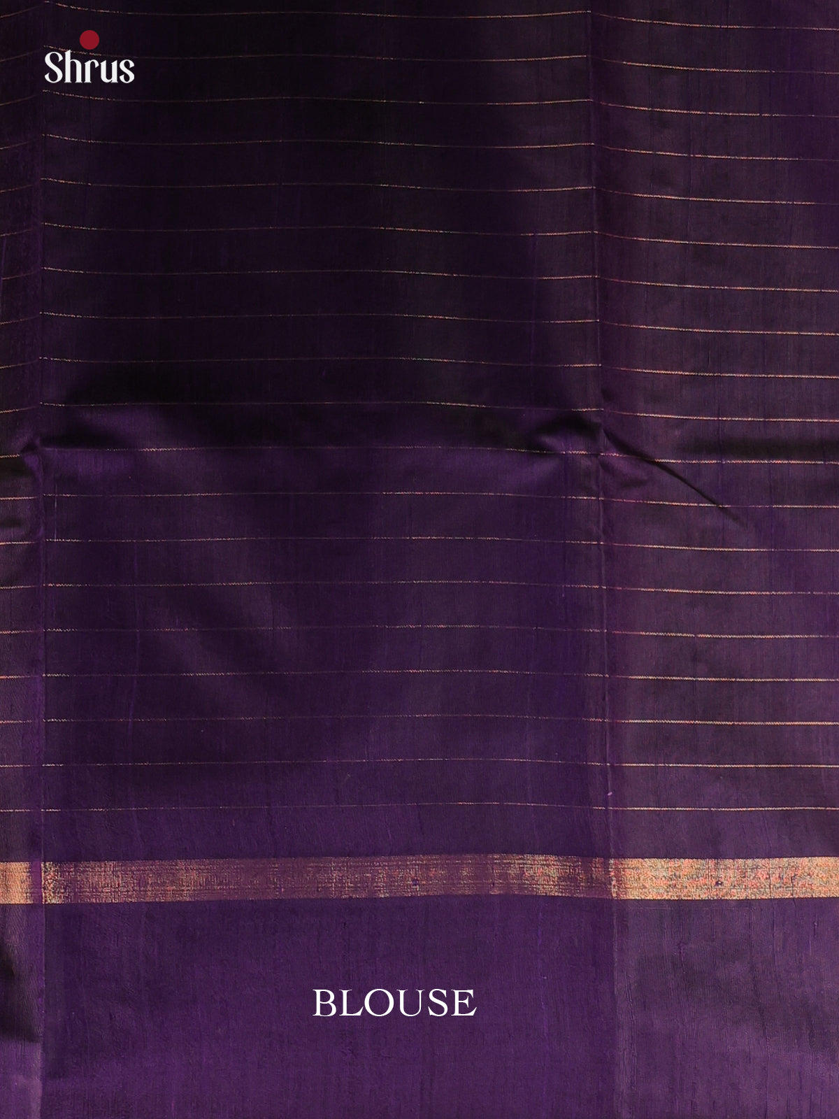 Red & Blue - Raw Silk Saree - Shop on Shrus.com