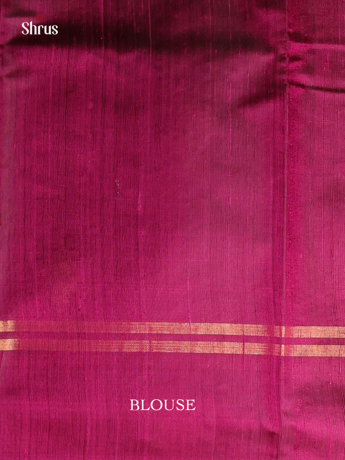 Brown & Maroon- Raw Silk Saree