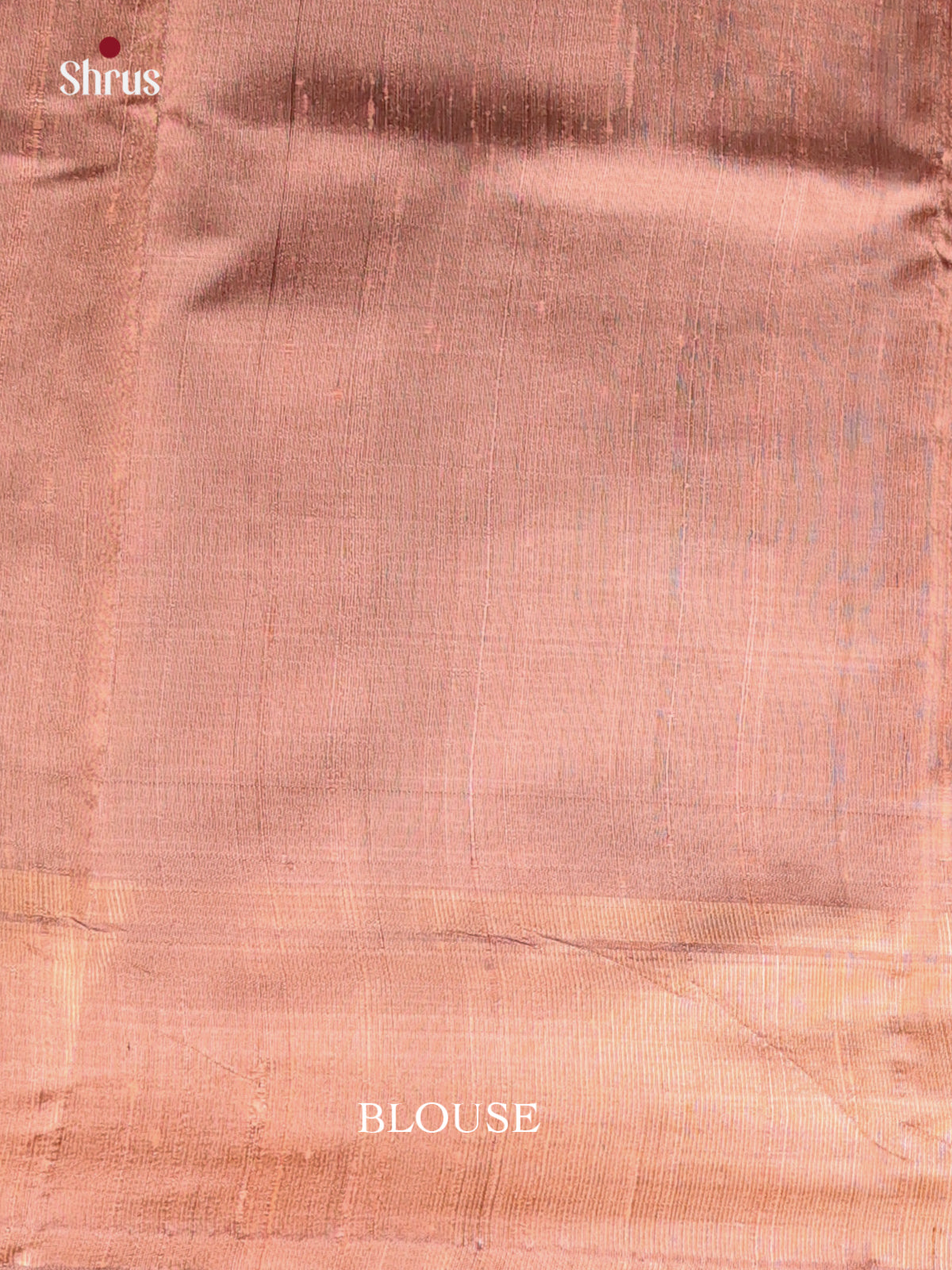 Maroon & Brown - Raw Silk Saree