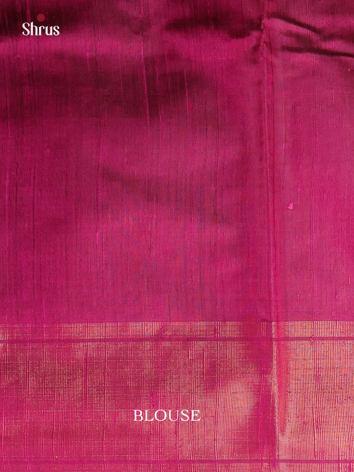 Brown & Purple - Raw Silk Saree - Shop on Shrus.com