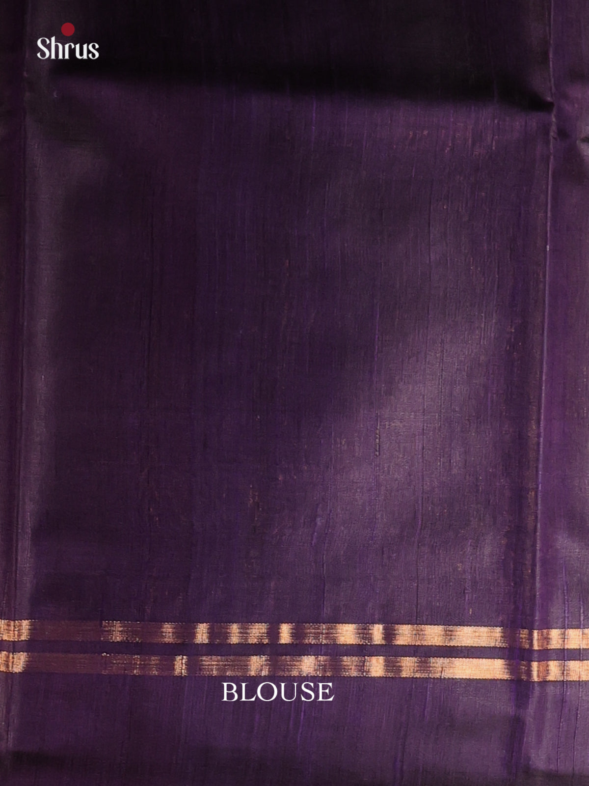 Red & Violet - Raw Silk Saree