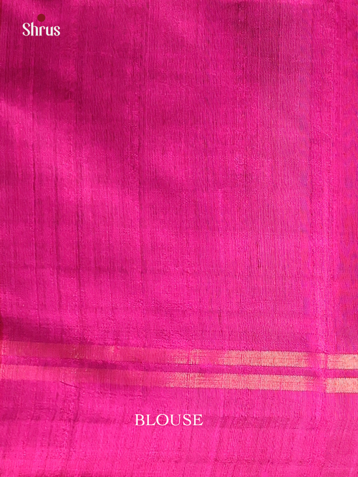 Blue & Purple - Raw Silk Saree