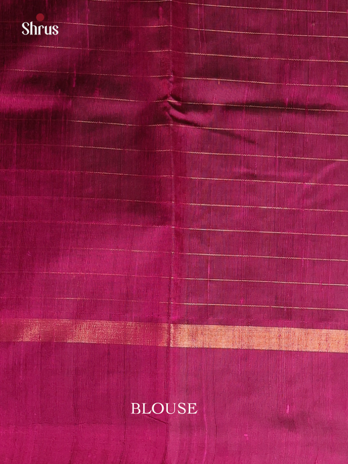 Wine(Single Tone) - Raw Silk Saree