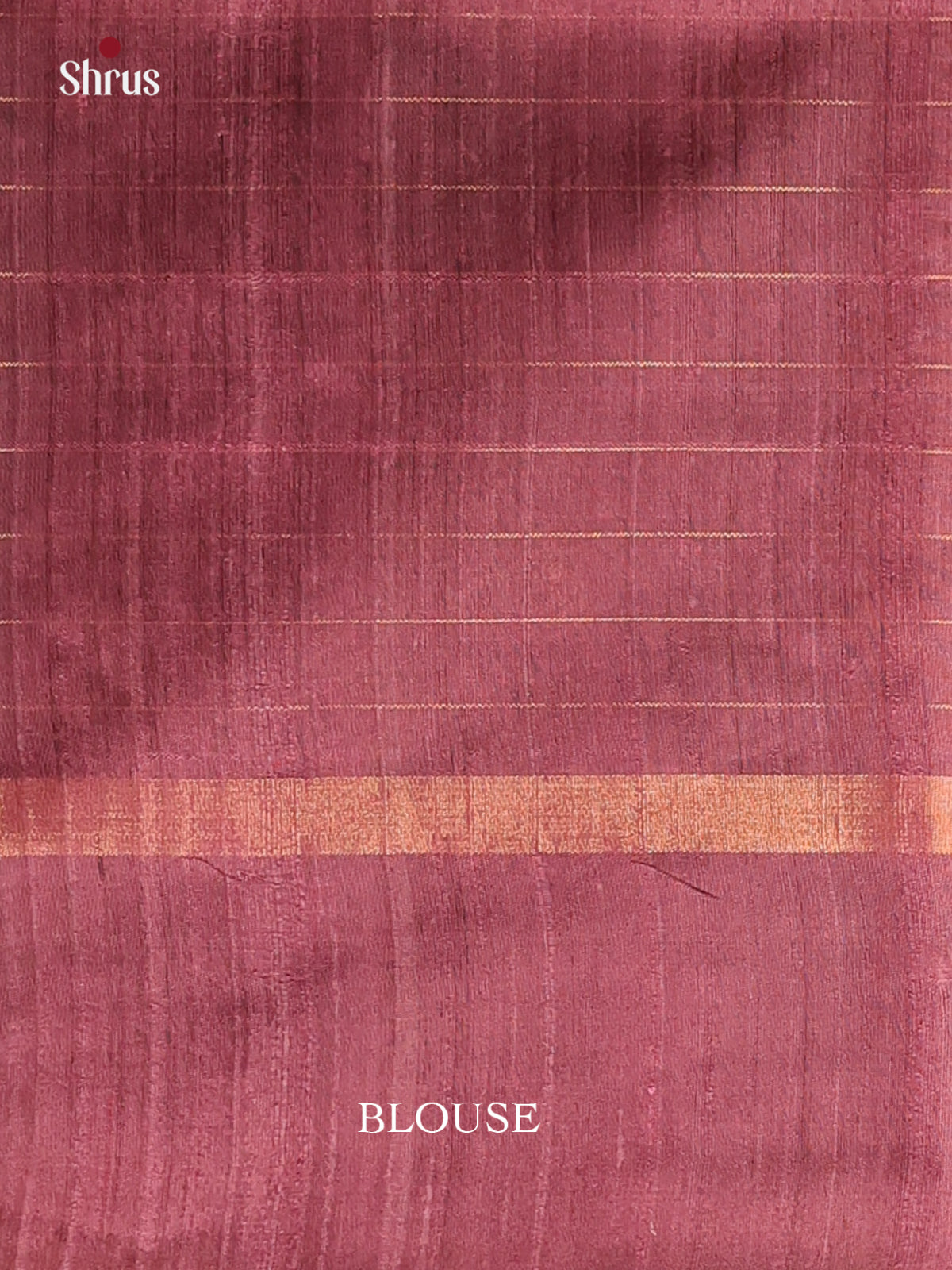 Brown(Single Tone) - Raw Silk Saree