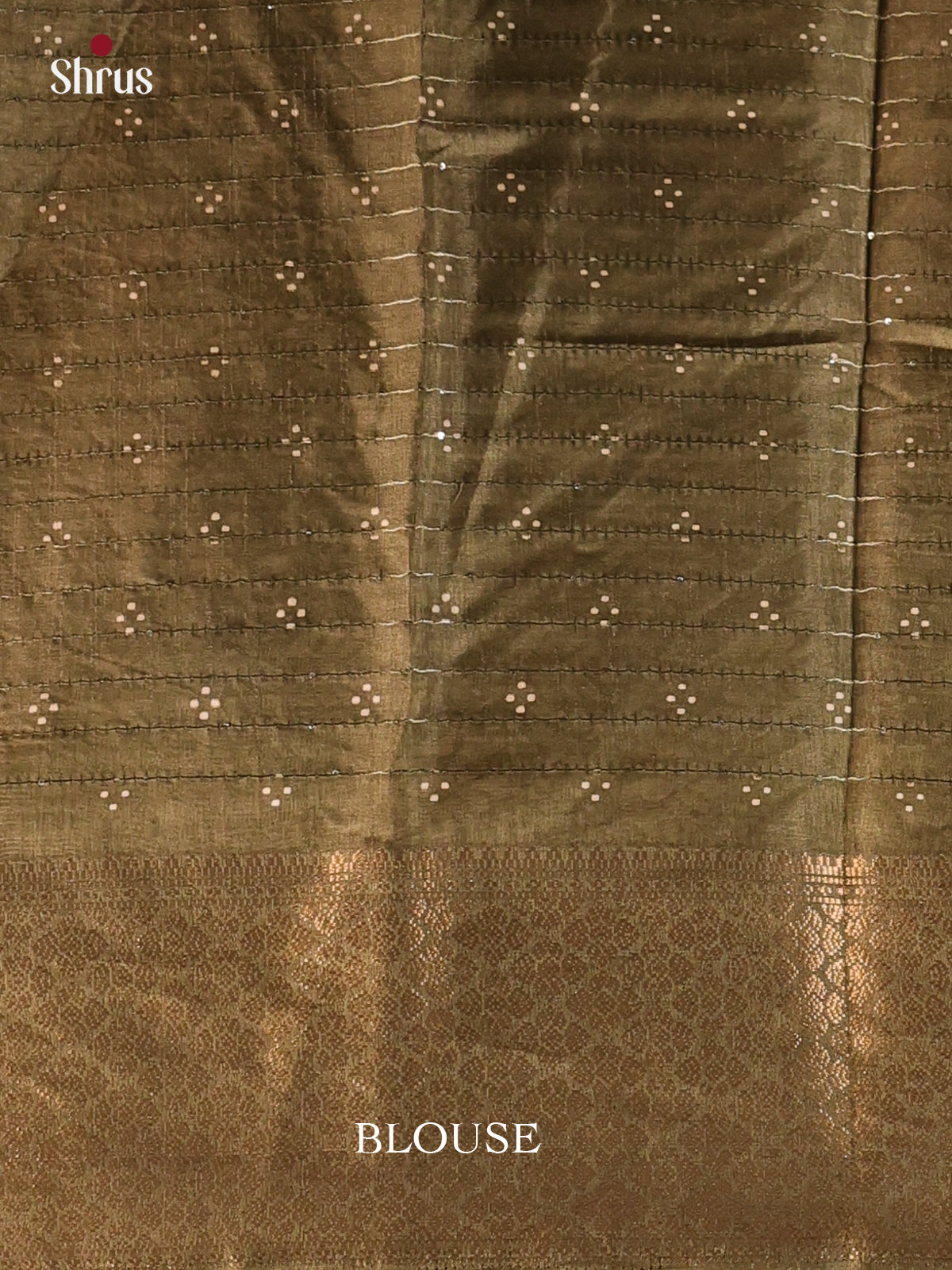 Chutney Green- Semi Crepe Saree