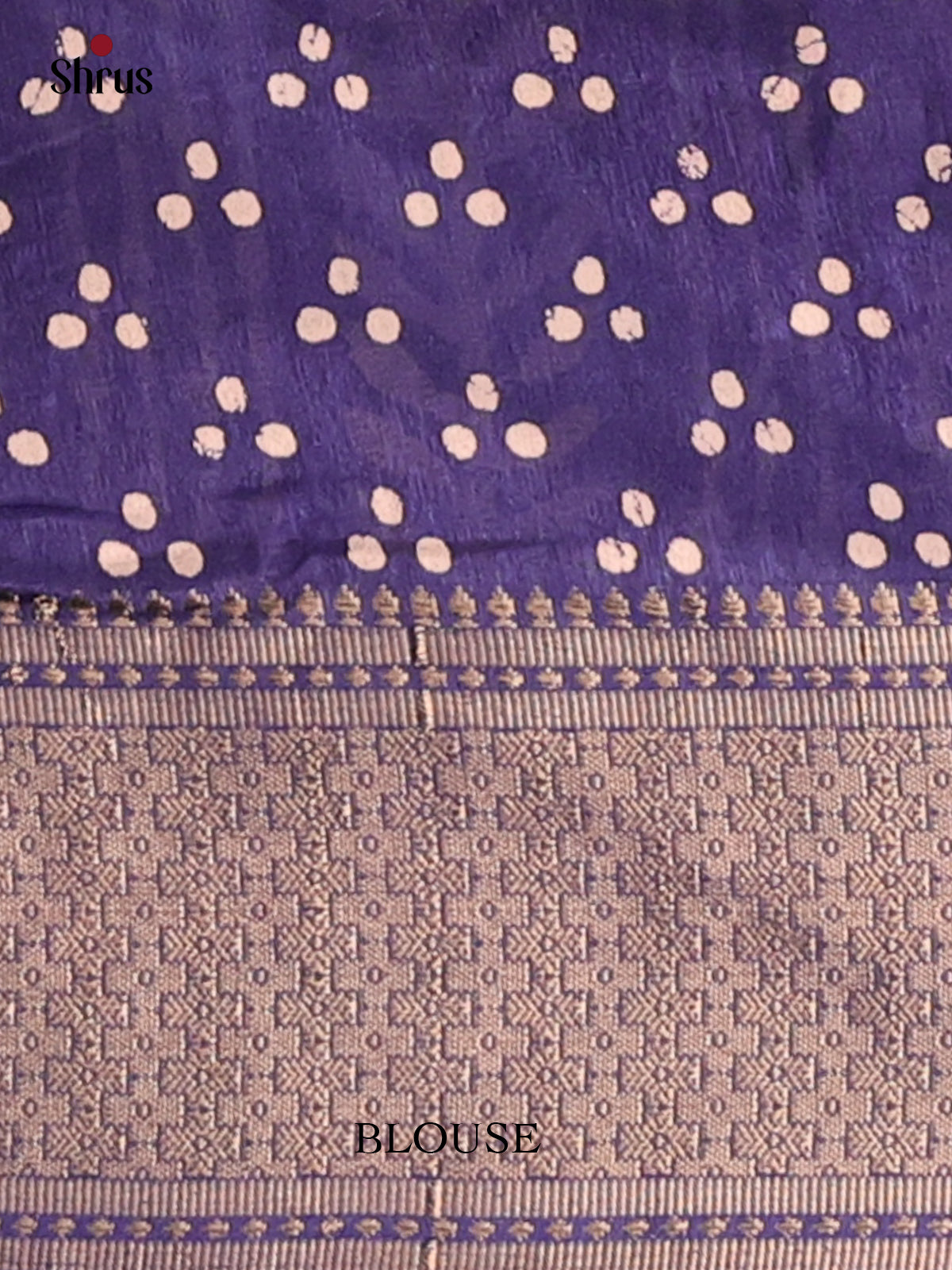 Violet- Semi Crepe Saree