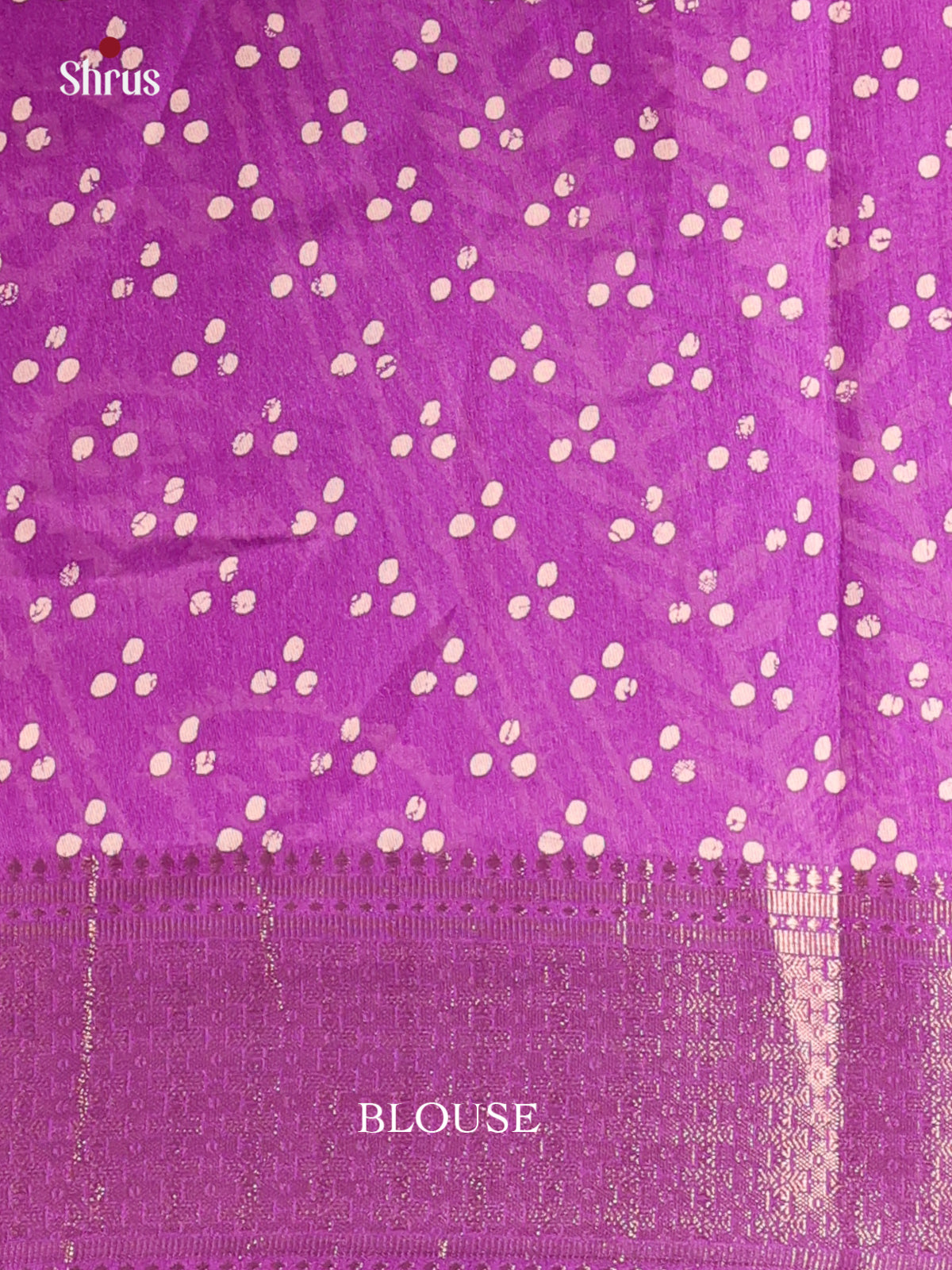 Purple- Semi Crepe Saree