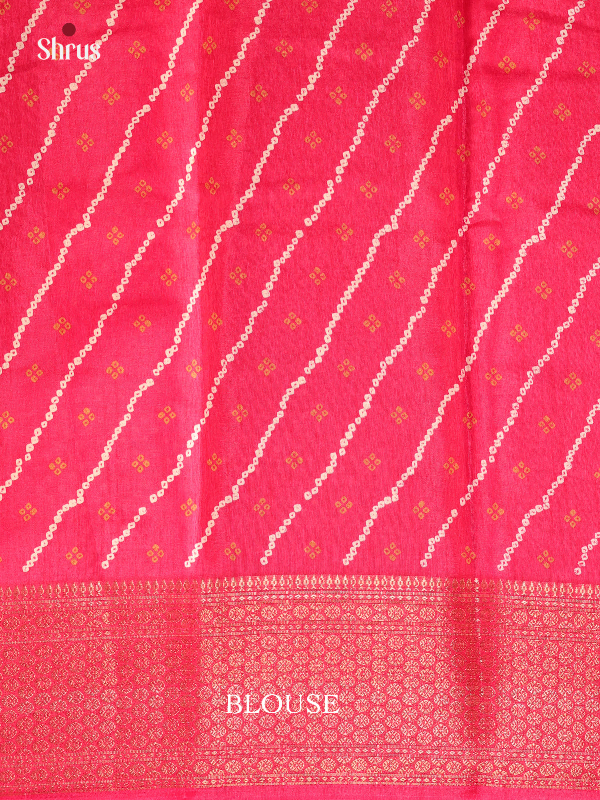 Pink- Semi Crepe Saree