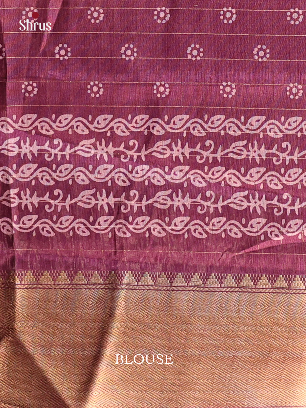 Purple - Semi Crepe Saree