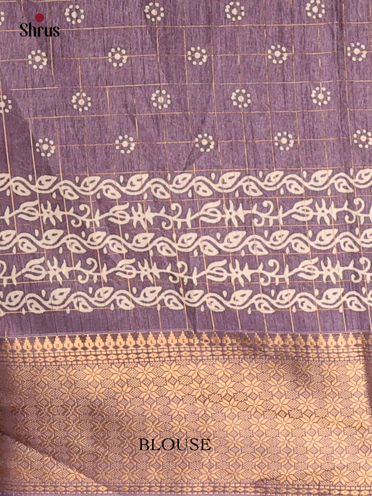 Purple- Semi Crepe Saree