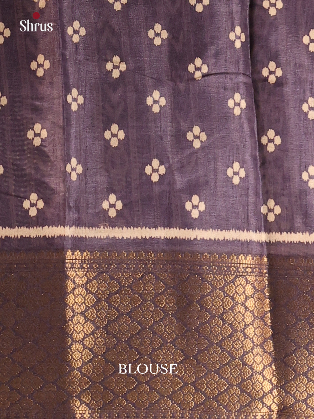 Purple - Semi Crepe Saree