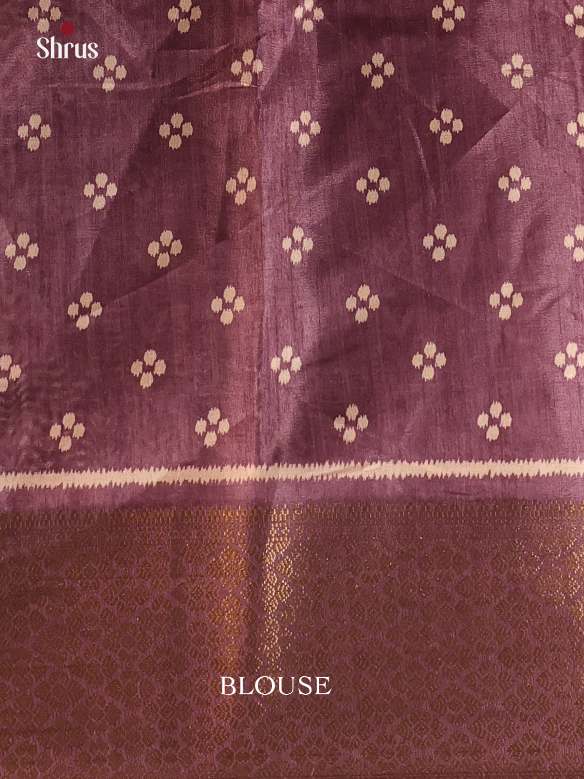 Dark Lavender - Semi Crepe Saree