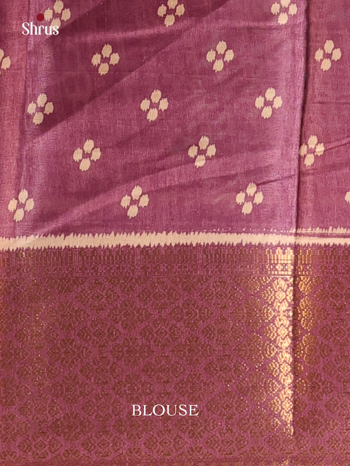 Purple - Semi Crepe Saree