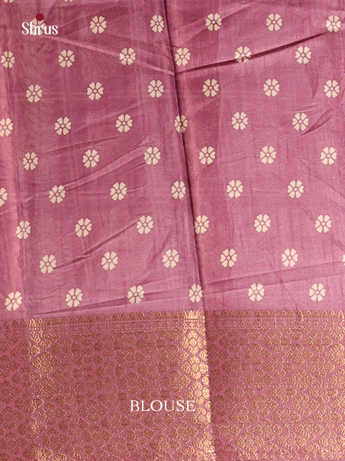 Purple - Semi Crepe Saree