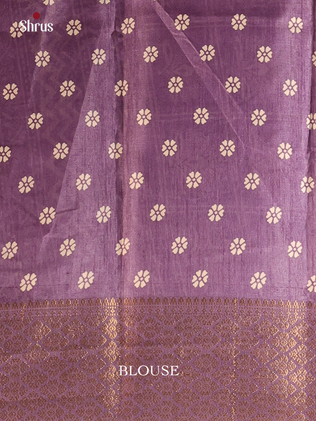 Purple - Semi Crepe Saree