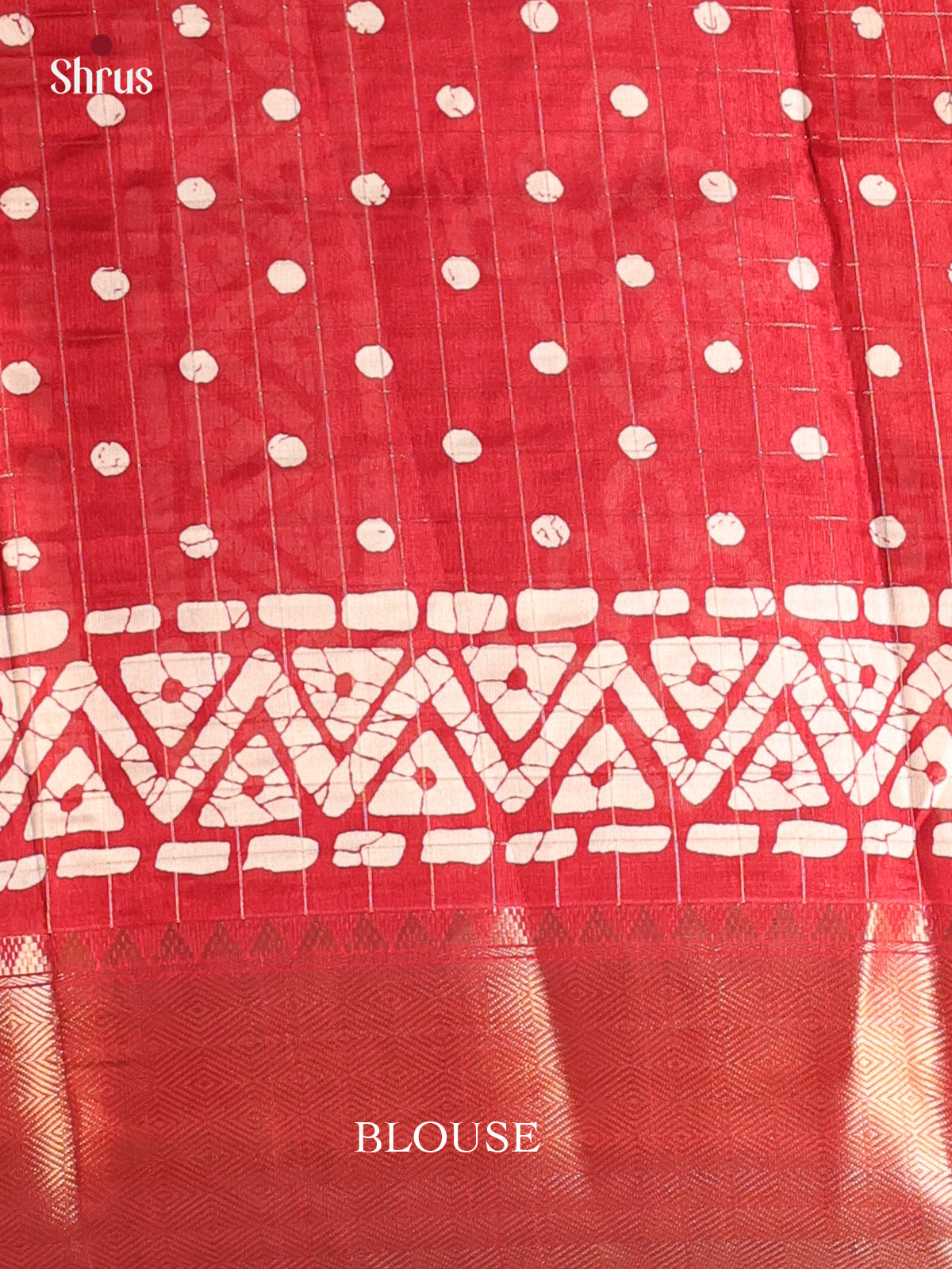 Maroon - Semi Crepe Saree