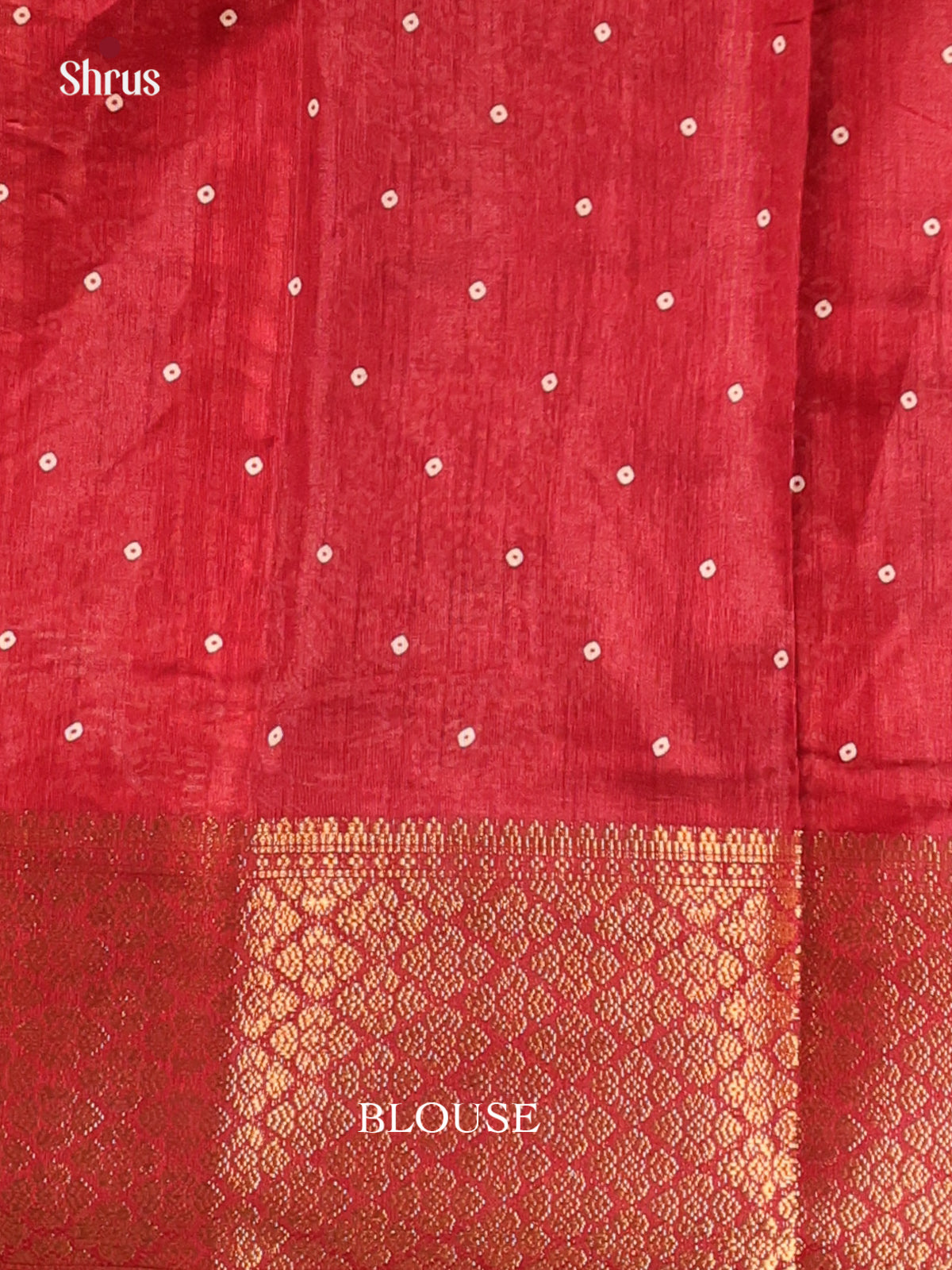 Maroon - Semi Crepe Saree