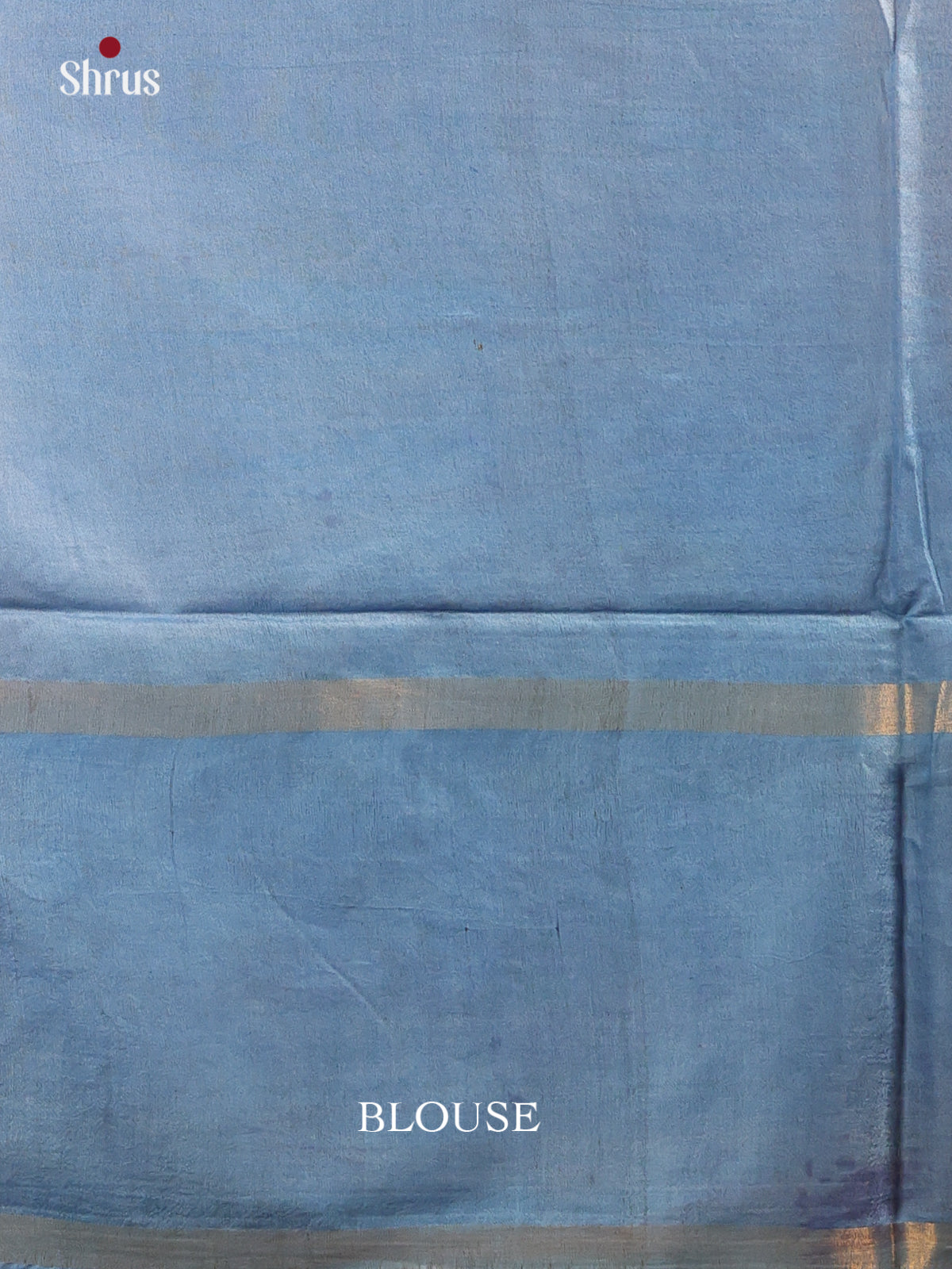 Violet & Lite Blue - Shibori Saree