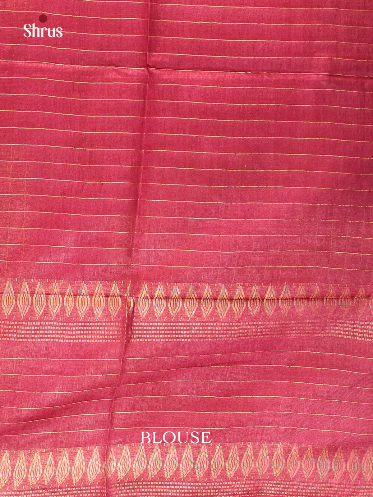 Brown & Maroon - Shibori Saree