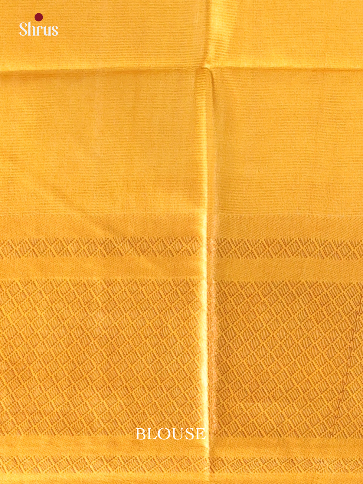 Cream & Mustard - Shibori Saree