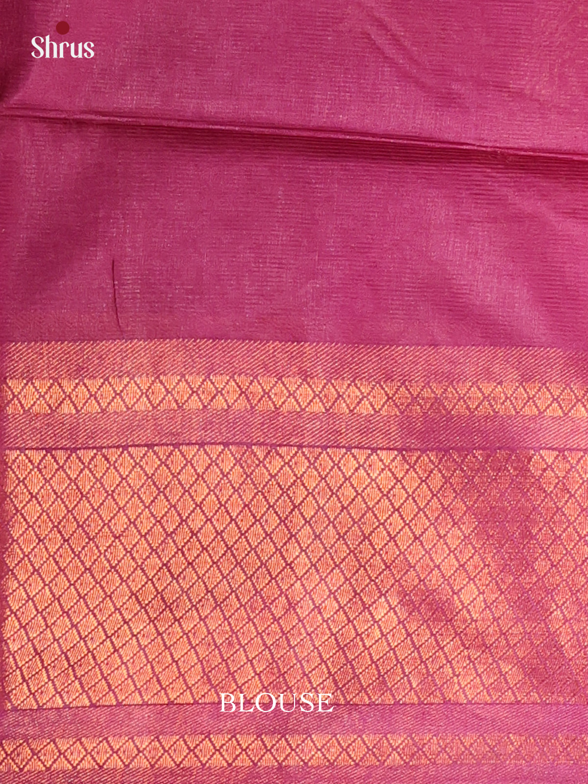 Cream, Green & Pink - Shibori Saree